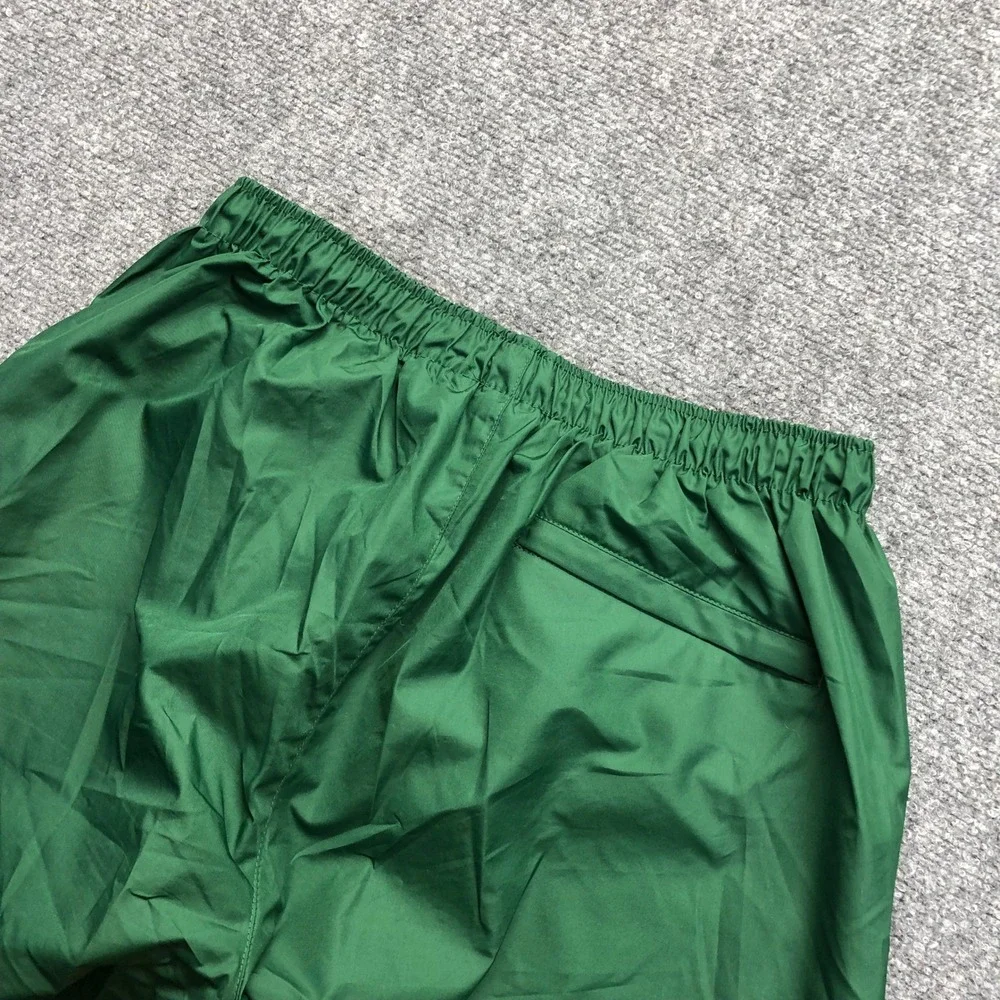 Vintage Nike Team Mens Medium Green Windbreaker Track Pants Embroidered Swoosh